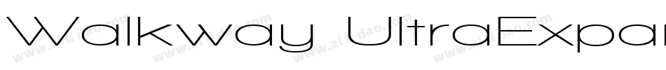 Walkway UltraExpand字体转换